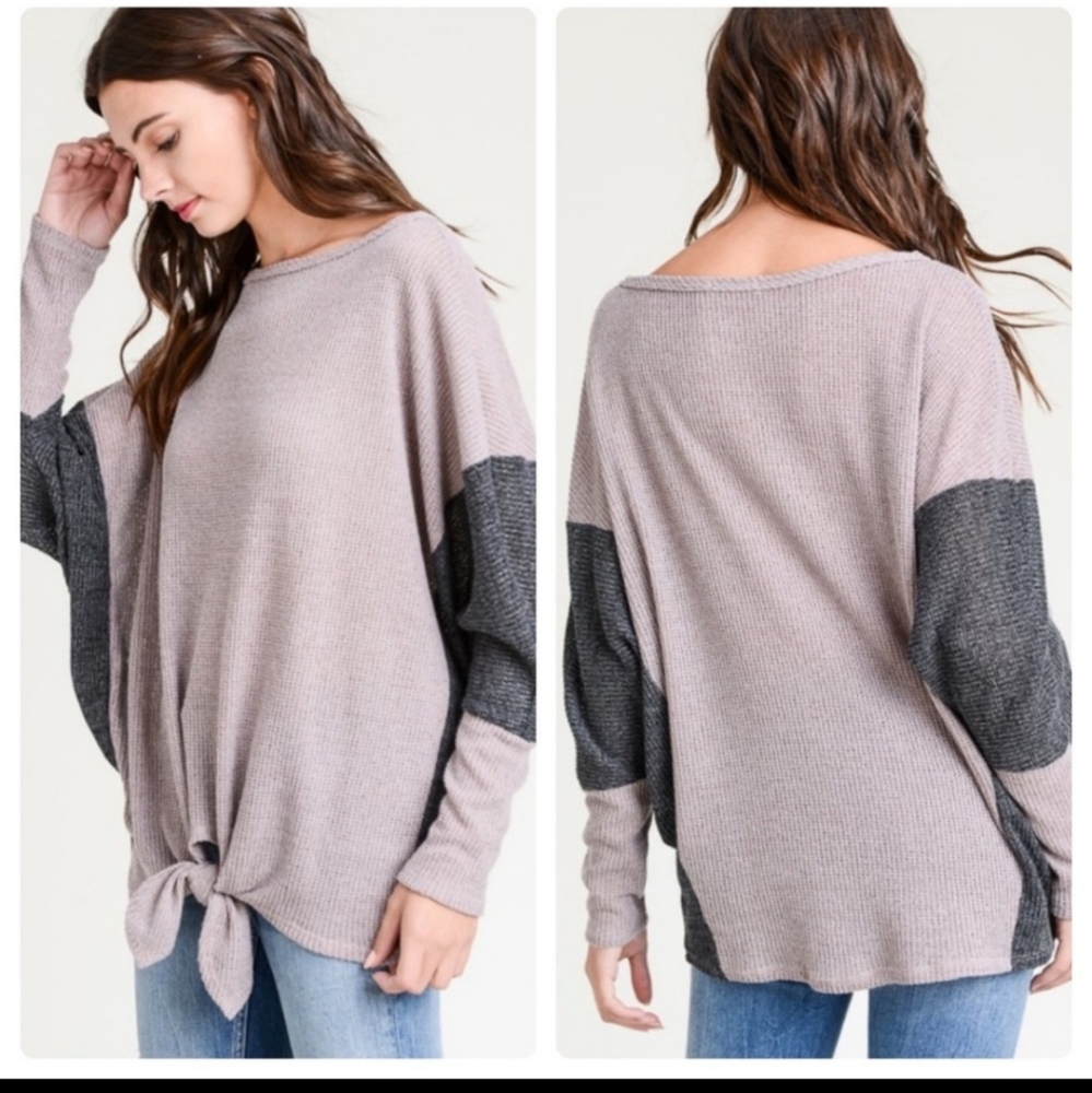 Lavender dolman sleeve top